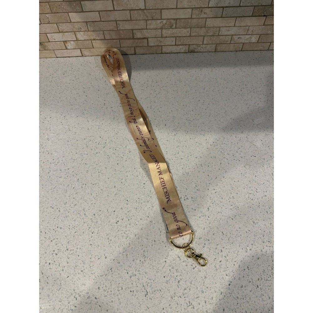Harry Potter Marauders Map Lanyard Universal Studios